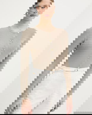 Armani Exchange cardigan pentru femei, cu vâscoză