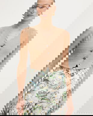 Marella vestă cu un singur rând de nasturi pentru femei, din in Emme by Marella