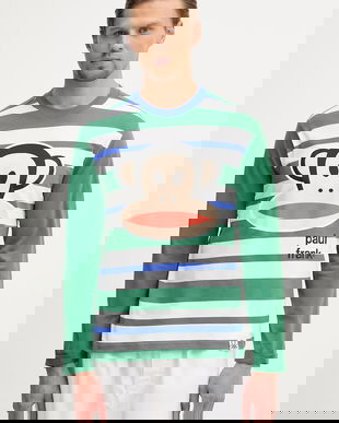 United Colors of Benetton longsleeve de pijama pentru bărbați, din bumbac