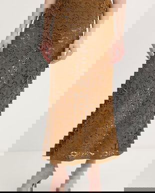 Pinko fustă tricotată din bumbac