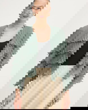 Marella sacou pentru femei, cu vâscoză MLMFAREA