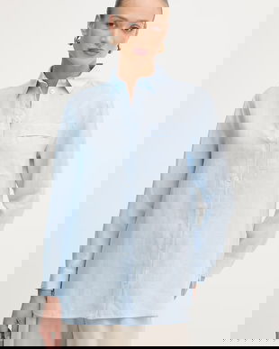 MM by Max Mara cămașă pentru femei, din in FILO