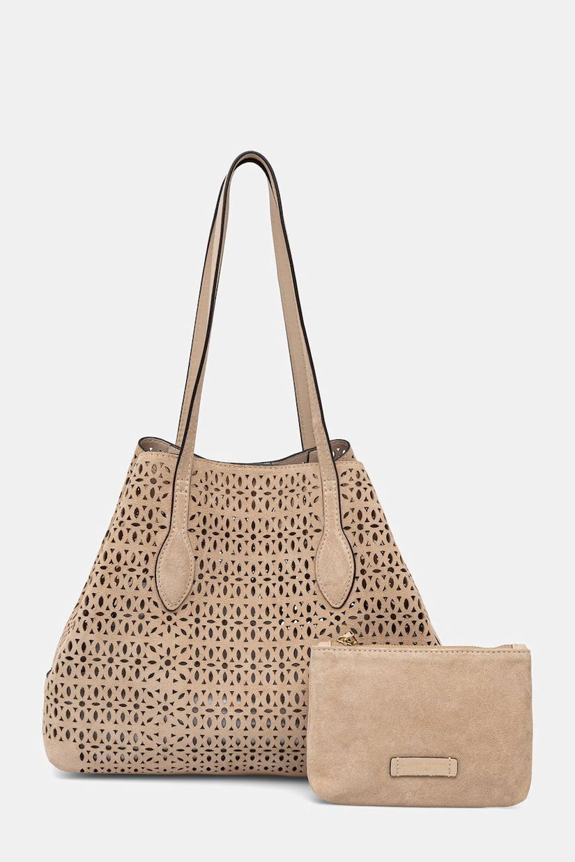 Gianni Chiarini geantă shopper pentru femei, din piele întoarsă MASHUP