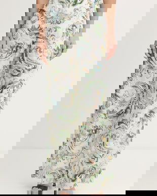 Marella pantaloni wide leg pentru femei, din DOMINO