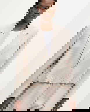 Isabelle Blanche sacou de costum pentru femei, cu vâscoză