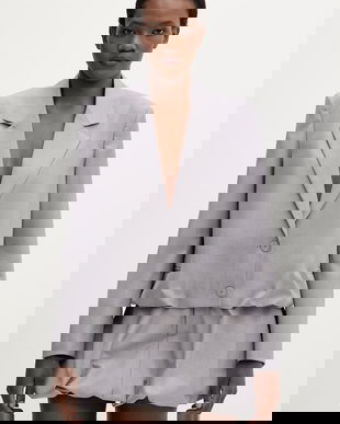 Isabelle Blanche sacou de costum pentru femei, cu vâscoză