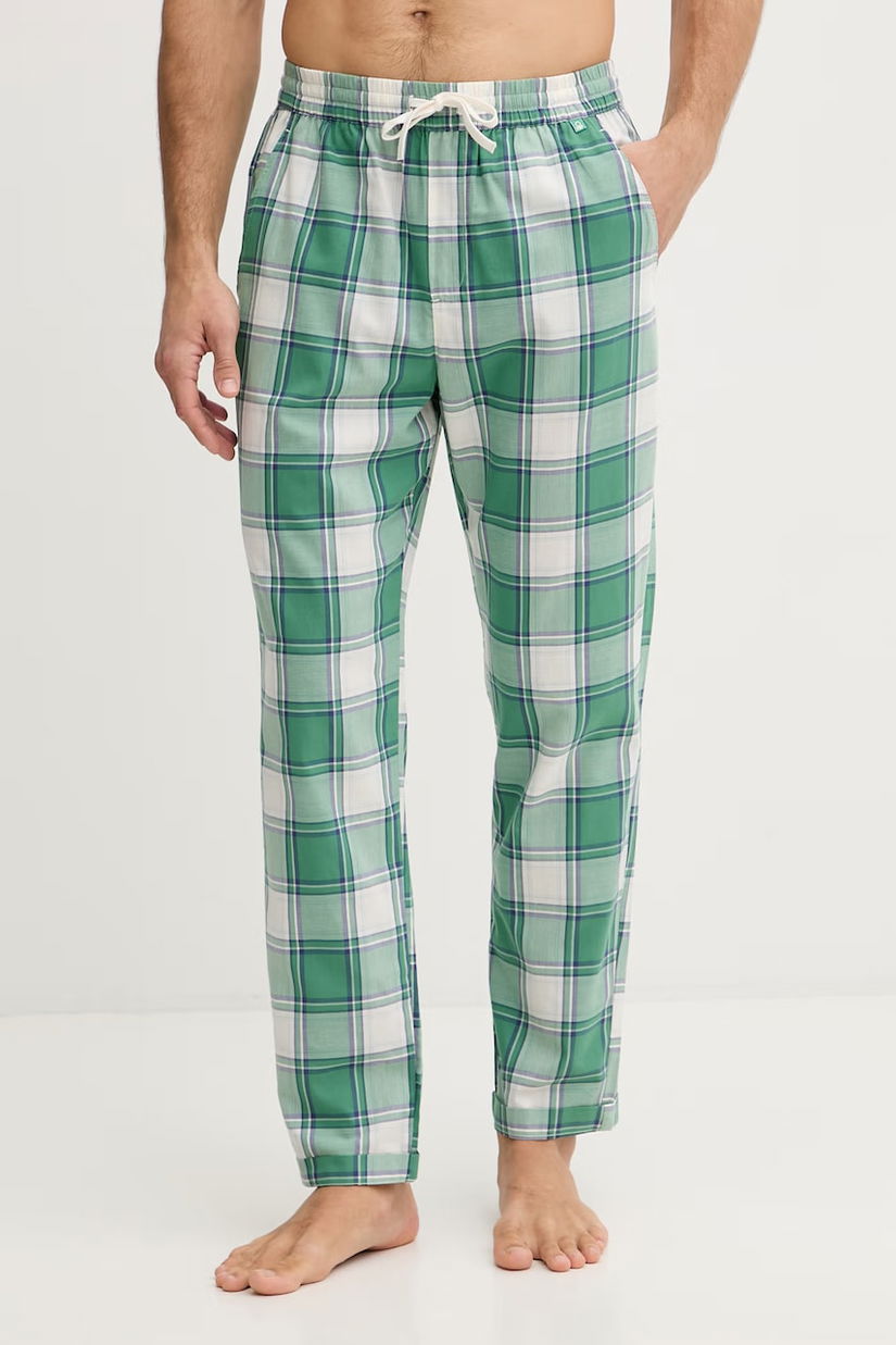 United Colors of Benetton pantaloni de pijama pentru bărbați, din bumbac