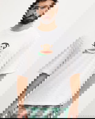 United Colors of Benetton cămașă de pijama pentru bărbați, din bumbac