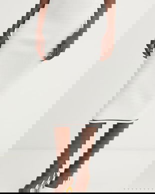 Armani Exchange fustă cu vâscoză