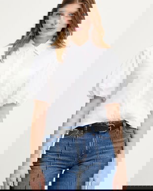 HUGO cămașă pentru femei, din bumbac Evergreen