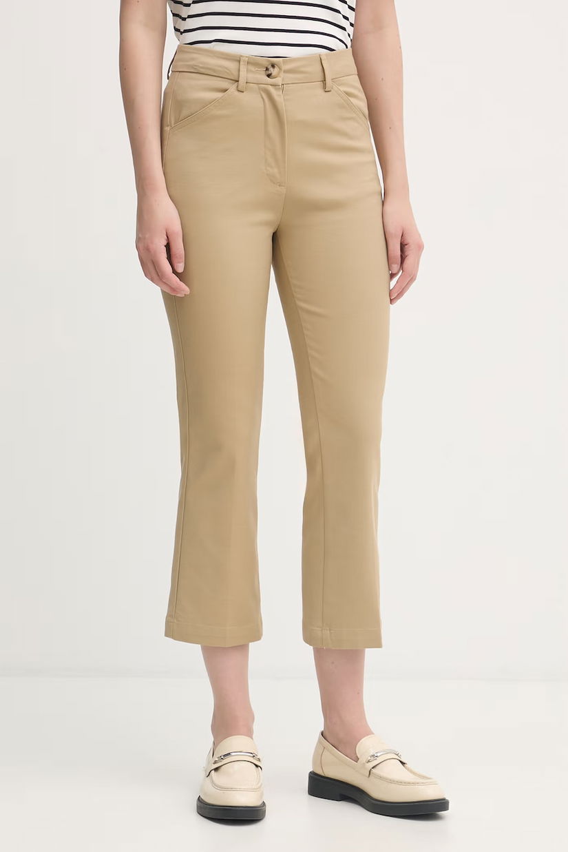 United Colors of Benetton pantaloni pentru femei, cu bumbac