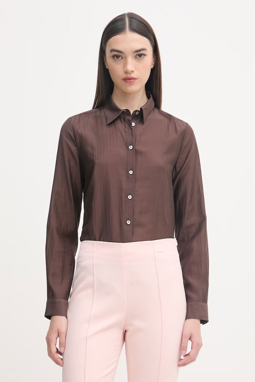 United Colors of Benetton cămașă pentru femei, cu lyocell