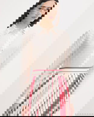 United Colors of Benetton cămașă pentru femei, cu lyocell