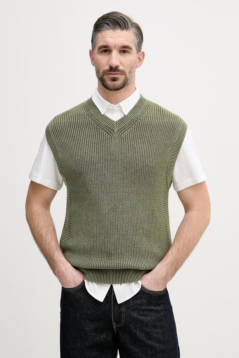 United Colors of Benetton vestă pentru bărbați, cu bumbac