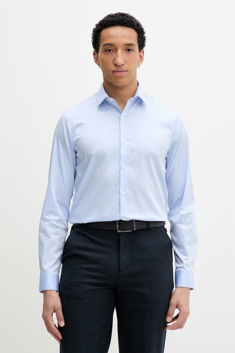 Calvin Klein cămașă pentru bărbați, cu bumbac