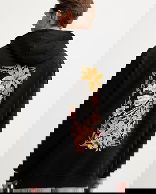 Hurley hanorac cu glugă pentru bărbați, din bumbac