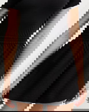 BOSS Orange pantaloni scurți pentru femei, cu in C Tallan