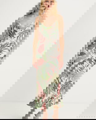 Guess rochie lenjerie intimă cu vâscoză AKILINA