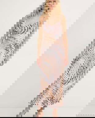 Guess rochie lenjerie intimă cu vâscoză AKILINA