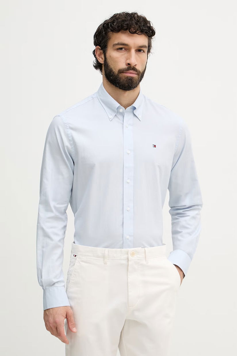 Tommy Hilfiger cămașă pentru bărbați, din bumbac