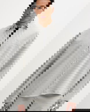 American Vintage cămașă pentru bărbați, din denim