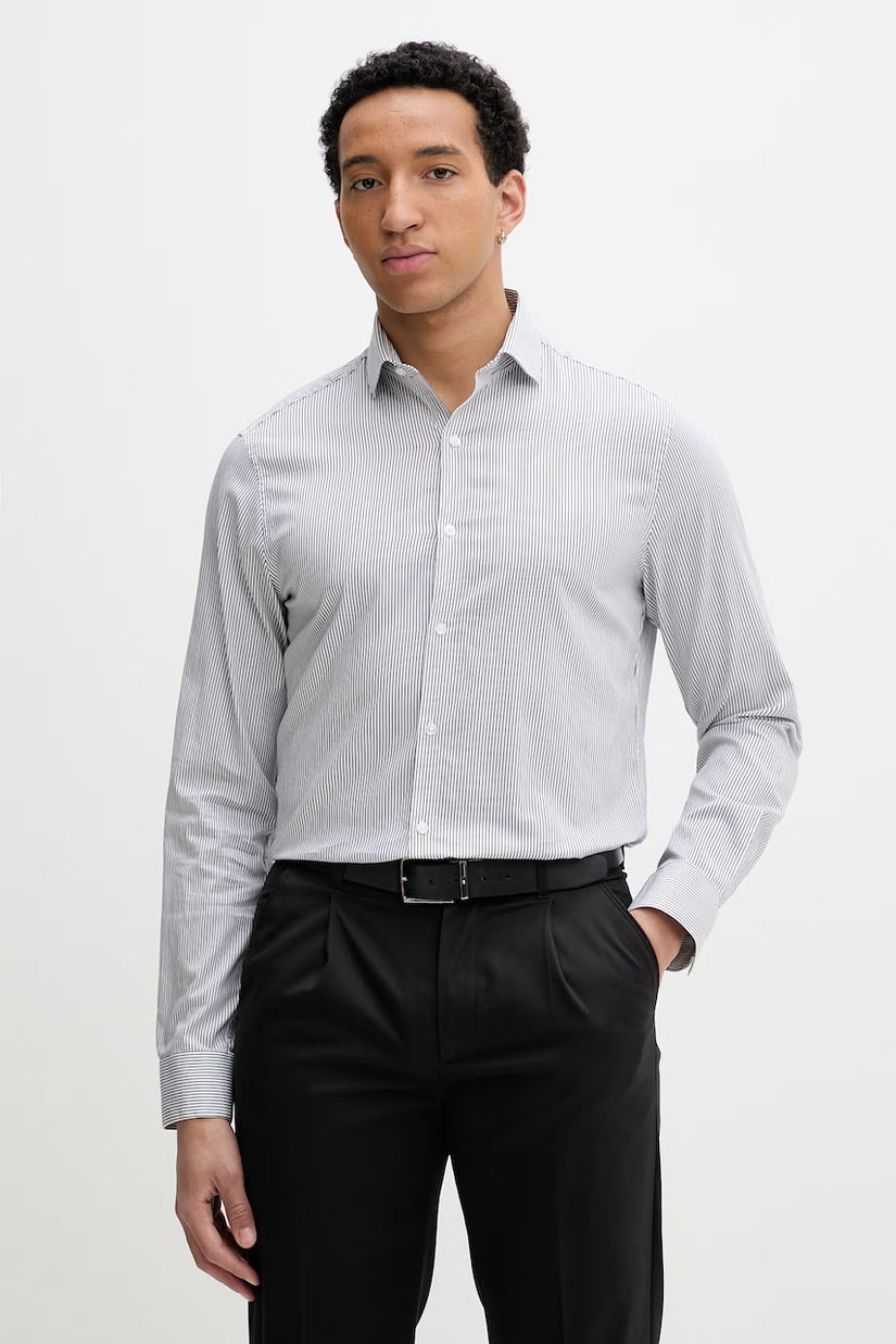 Calvin Klein cămașă pentru bărbați, cu bumbac