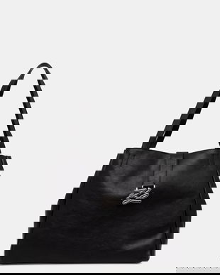 Karl Lagerfeld geantă shopper pentru femei, din piele K/AUTOGRAPH