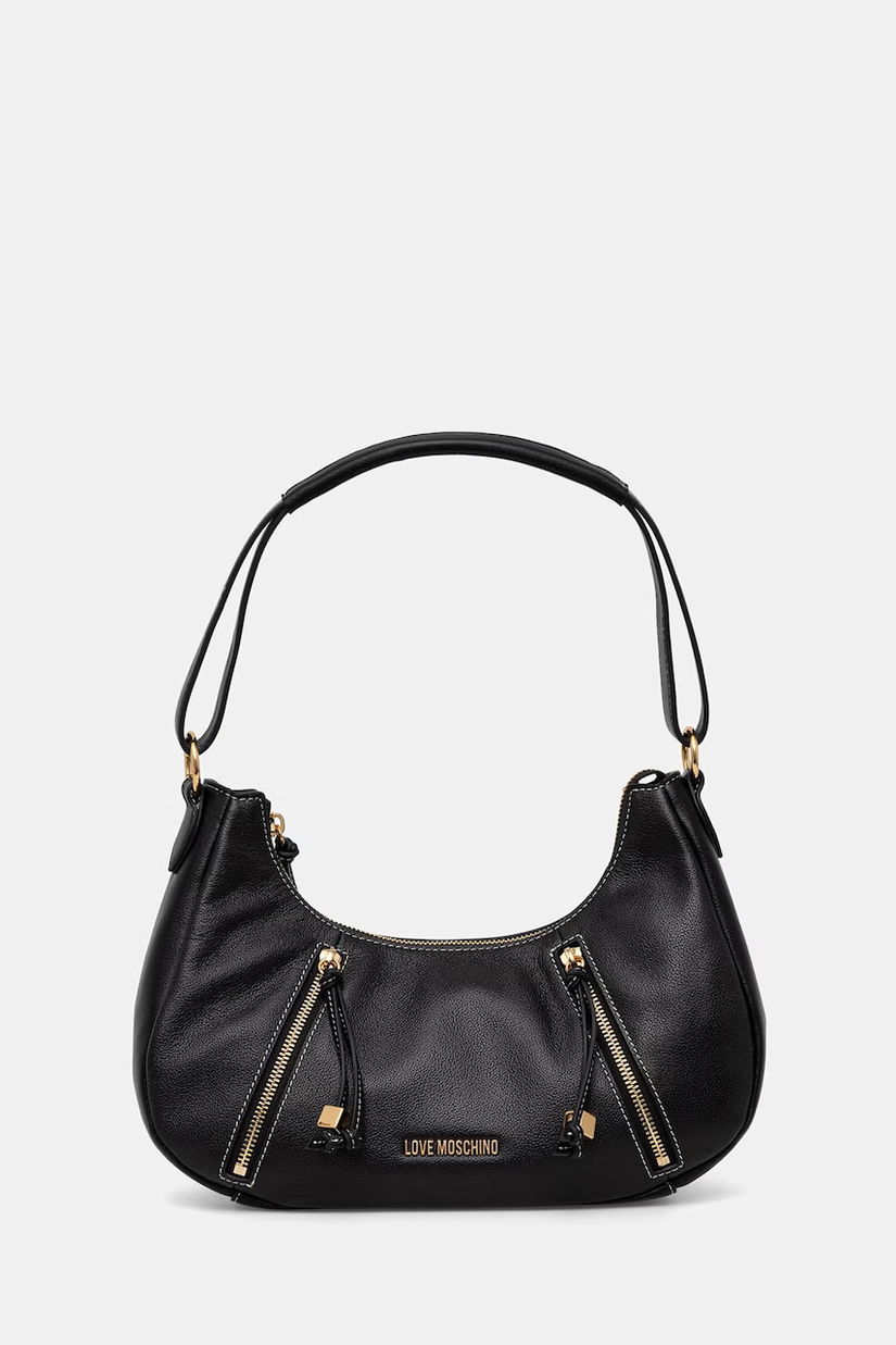 Love Moschino geantă croissant pentru femei, din piele