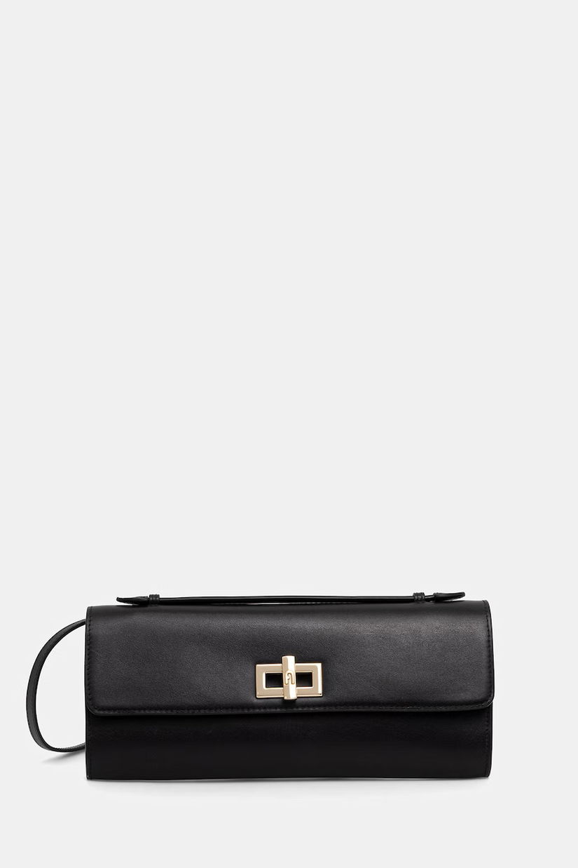 Furla geantă plic pentru femei, din piele Clara Crossbody Clutch