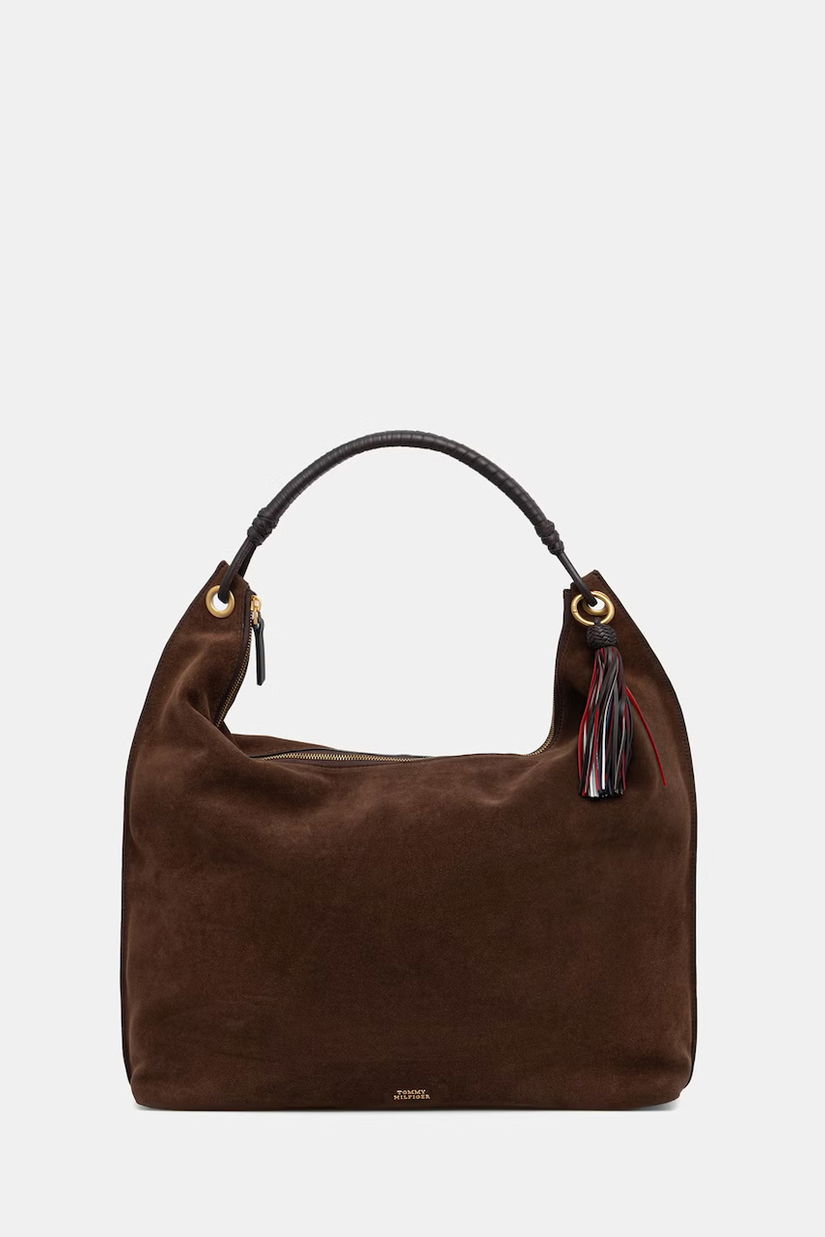 Tommy Hilfiger geantă shopper pentru femei, din piele întoarsă