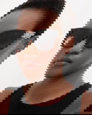 Burberry ochelari de soare cat eye pentru femei