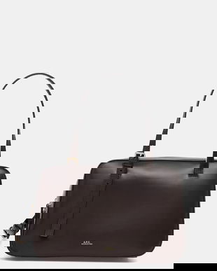 A.P.C. geantă crossbody pentru femei, din piele SAC VIRGINIE BOX