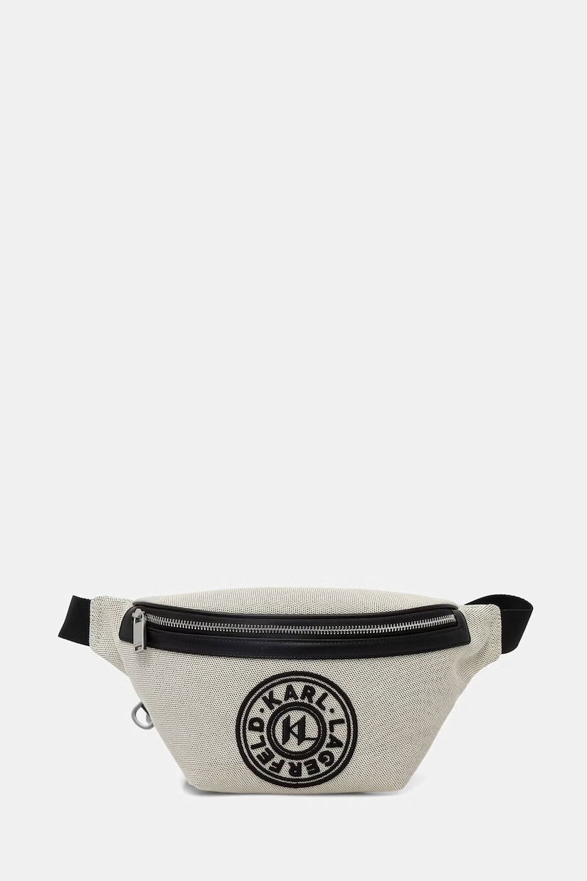 Karl Lagerfeld borsetă de umăr pentru femei, din bumbac