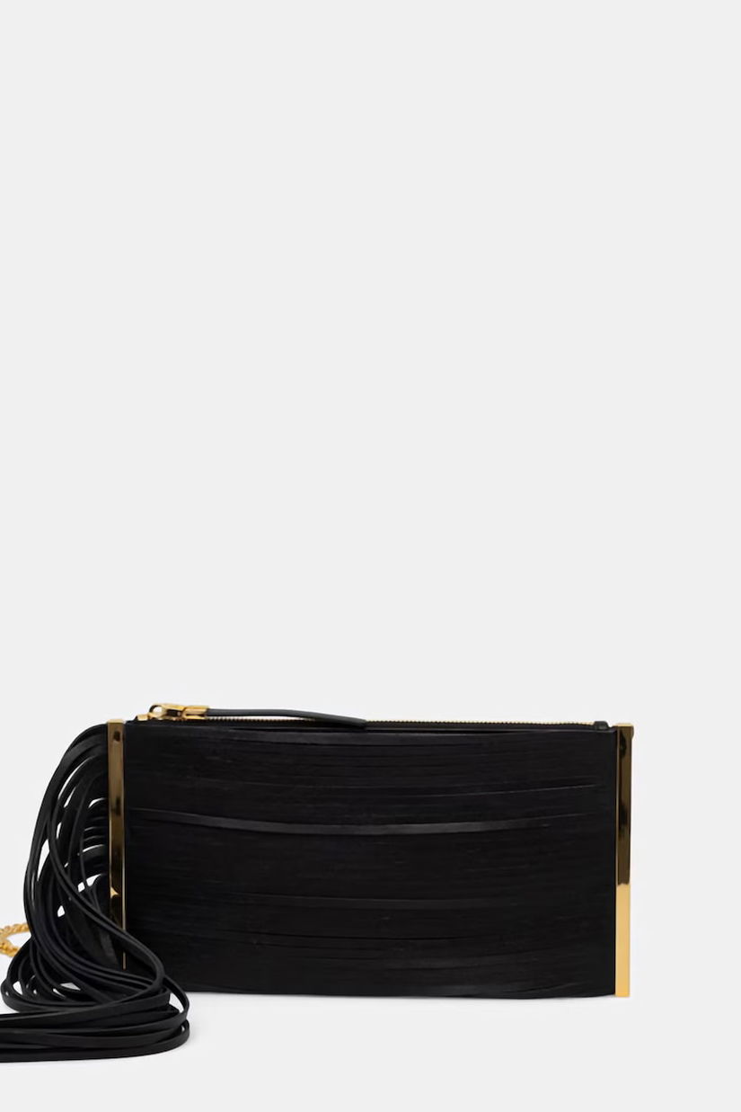 Elisabetta Franchi genată plic pentru femei, din piele