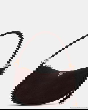 Guess geantă croissant pentru femei DANYA