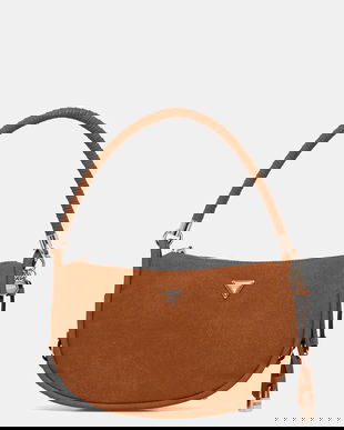 Guess geantă croissant pentru femei DANYA