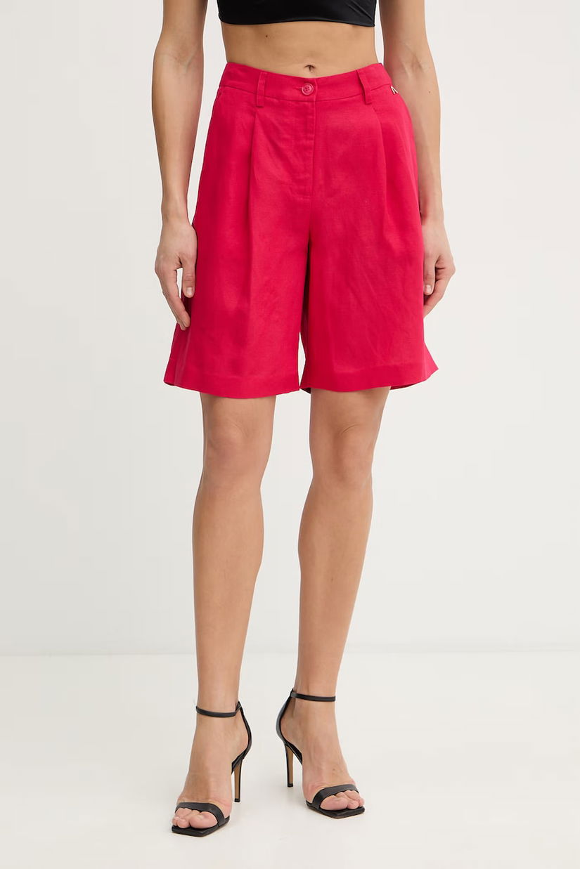 Twinset pantaloni scurți pentru femei, din in