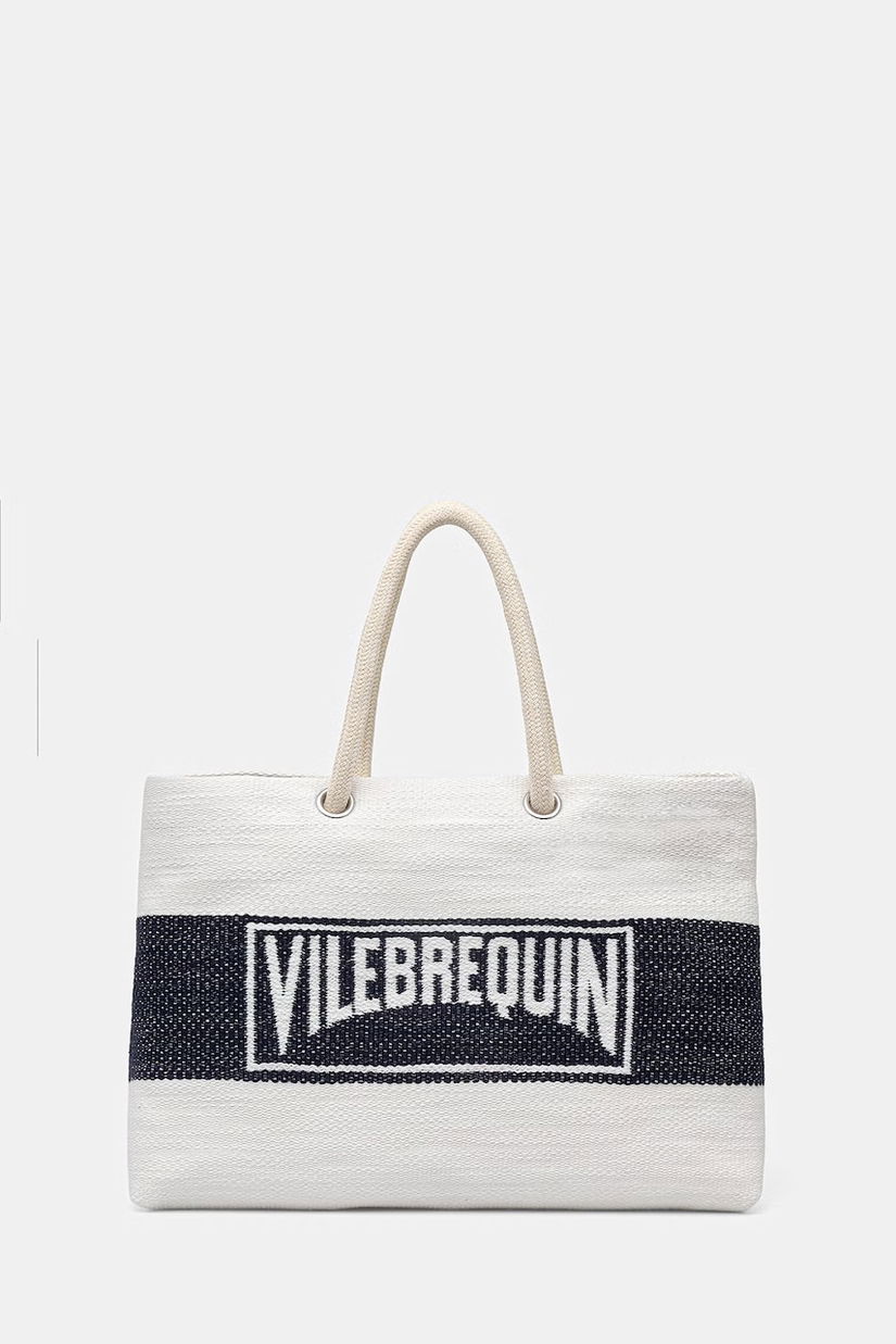 Vilebrequin geantă shopper pentru femei, din bumbac BINTA