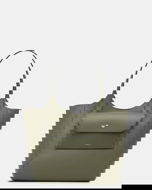 Furla geantă pentru femei, din piele Lea M Tote