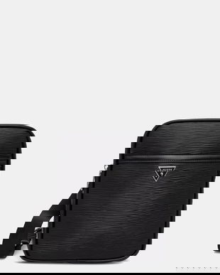 Guess borsetă de umăr pentru bărbați, cu imitație de piele MILANO