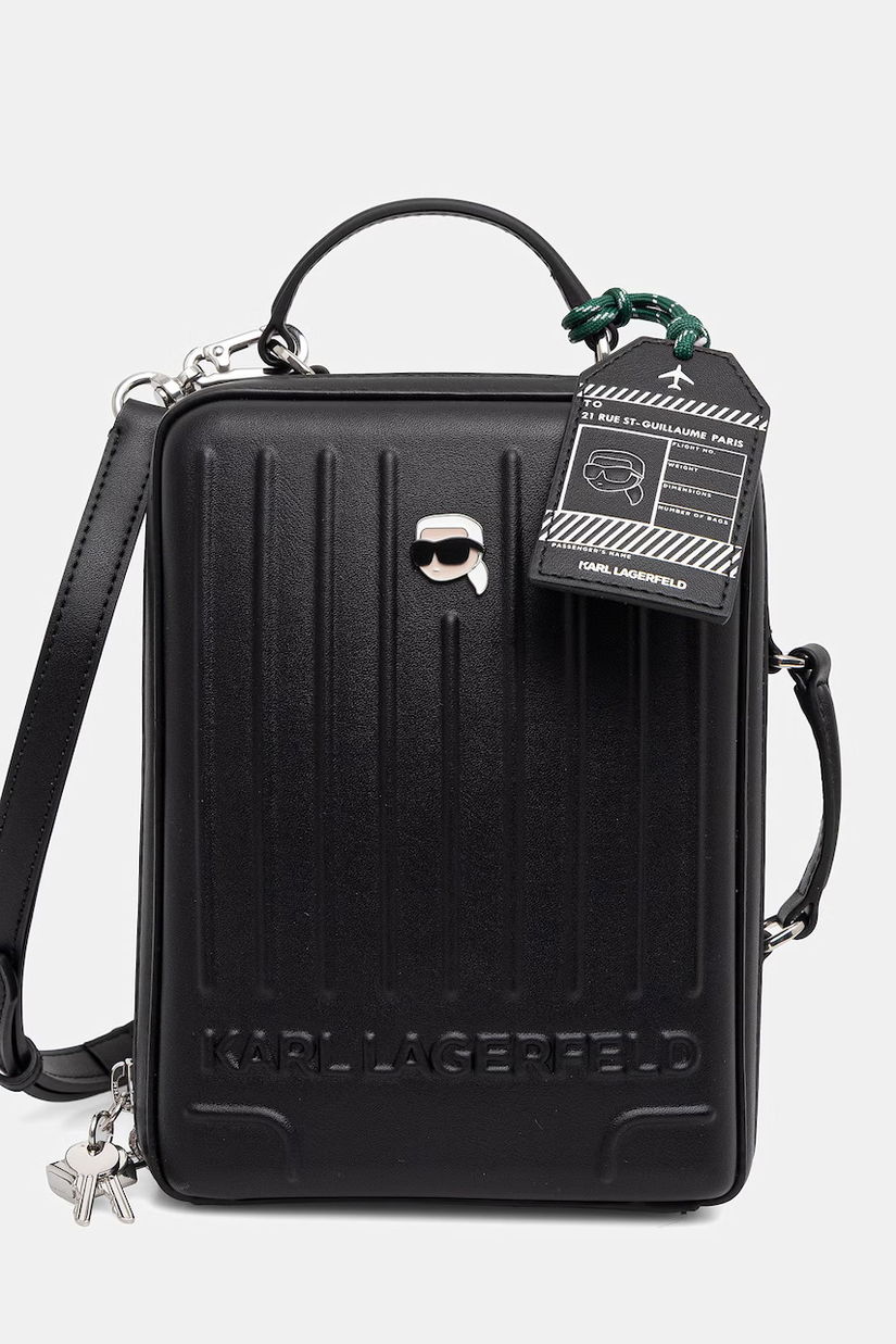 Karl Lagerfeld geantă crossbody pentru femei IKON