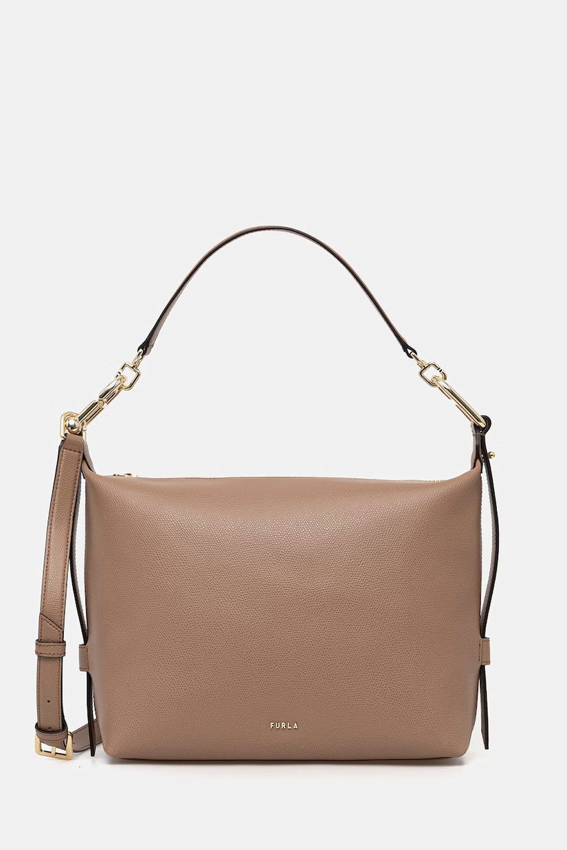 Furla geantă crossbody pentru femei, din piele Tonie M Hobo
