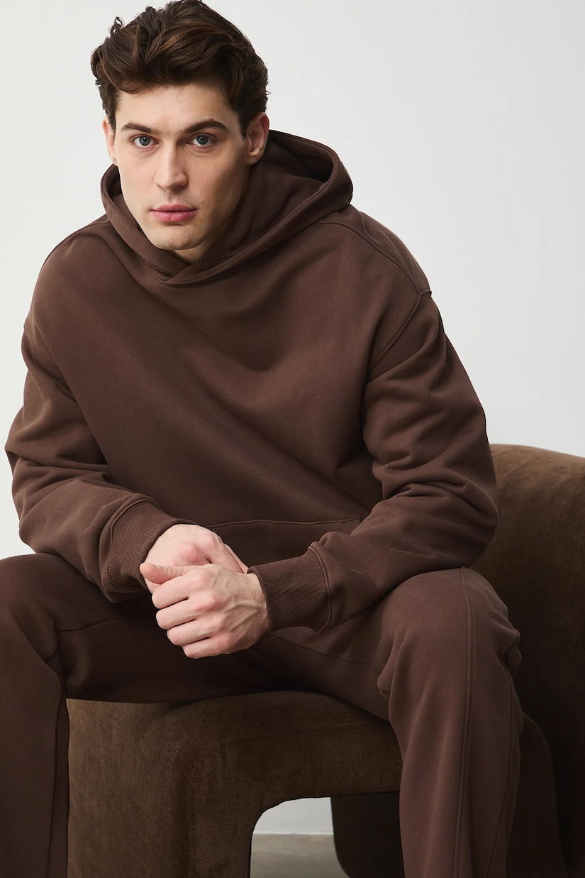 Medicine hanorac cu glugă pentru bărbați, din bumbac