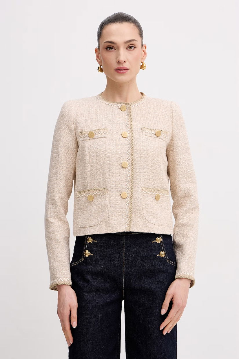 Luisa Spagnoli jachetă de damă din bumbac Vasari