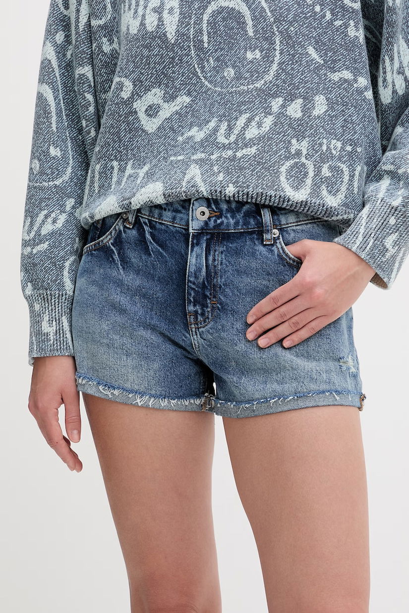 HUGO Blue pantaloni scurți pentru femei, din denim Galimon_1_B