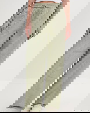 HUGO Blue pantaloni parașută pentru femei, din bumbac