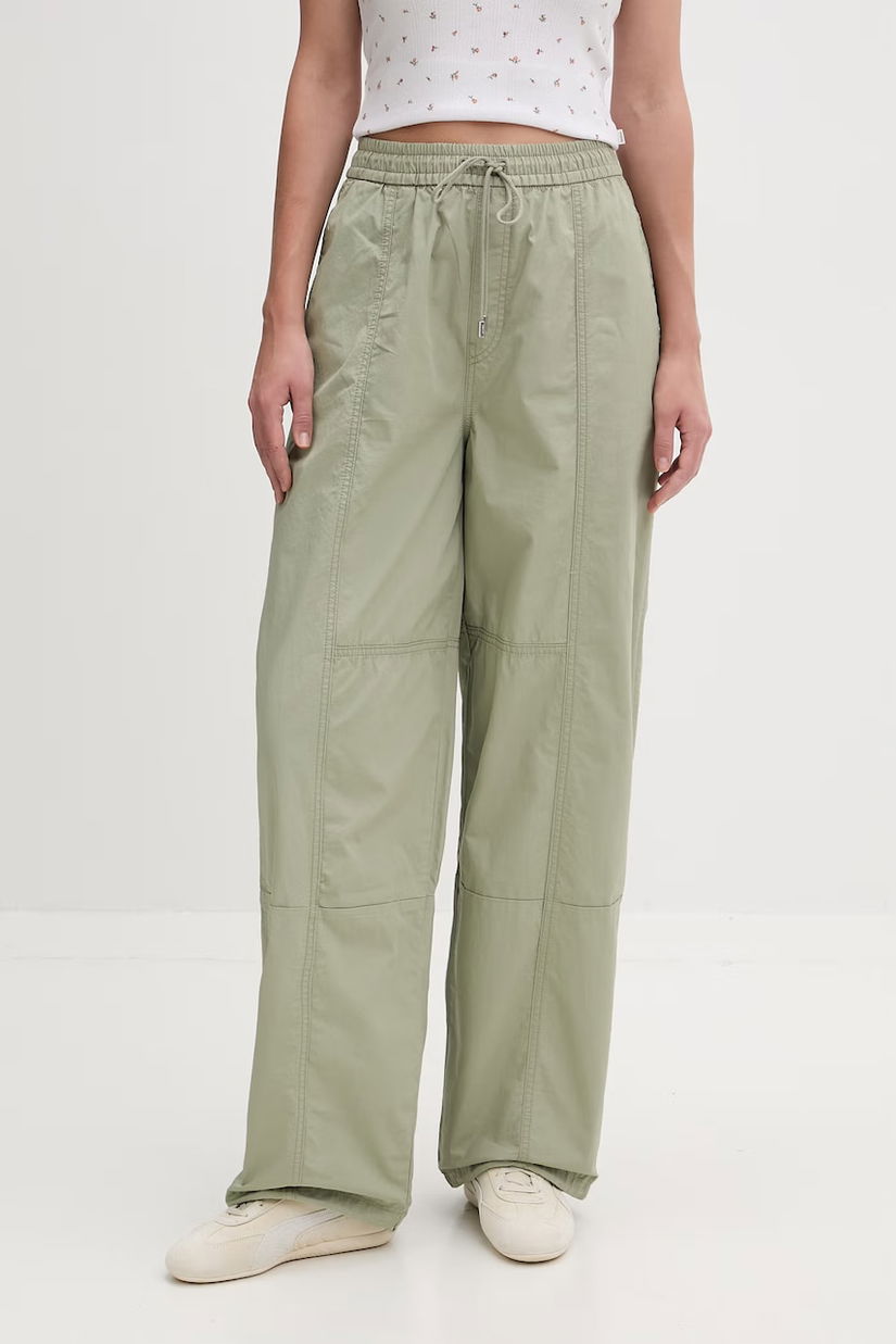 HUGO Blue pantaloni parașută pentru femei, din bumbac