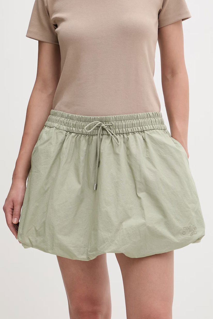 HUGO Blue fustă gogoșar din bumbac Rababa-1-W_B