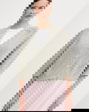 Mos Mosh cardigan pentru femei, din amestec de mătase Lizet