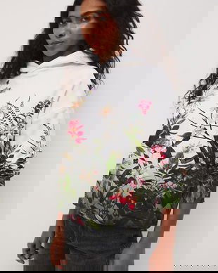 Medicine hanorac cu glugă pentru femei, din bumbac cu elastan